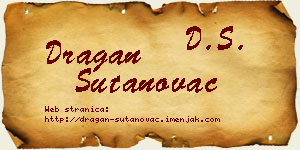 Dragan Šutanovac vizit kartica